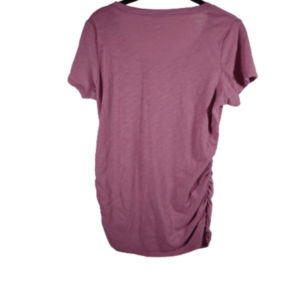 Motherhood Maternity Pink T-shirt Medium Some Things Are Worth The Wait - Picture 4 of 5